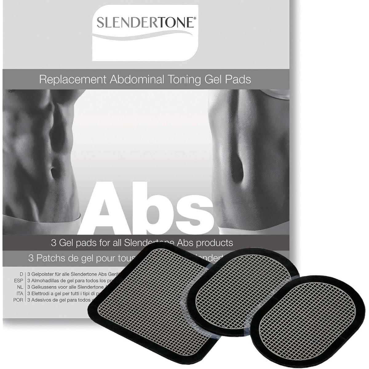 [Genuine Product] Slender Tone Abdominal Belt Dedicated Pad Set of 2 [Parallel Import Product]