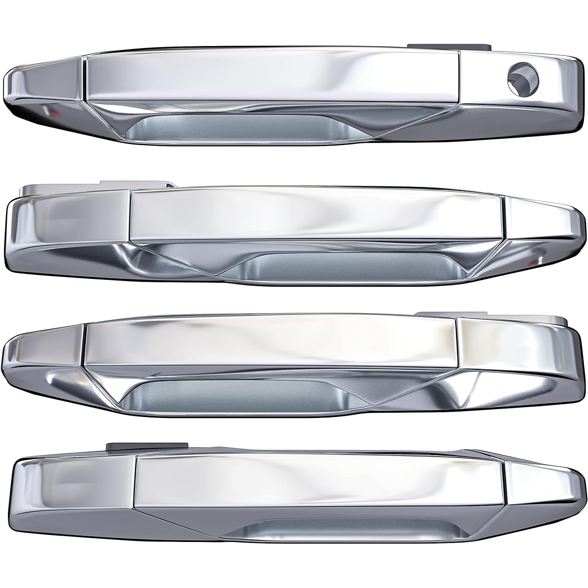 Exterior chrome door handle 4 sets -Chevrolet, Cadillac, GMC cars supported -Silverado, Taho, Escalade, Sierra, Yukon, Avarante -15915659, 22738721, 22738722