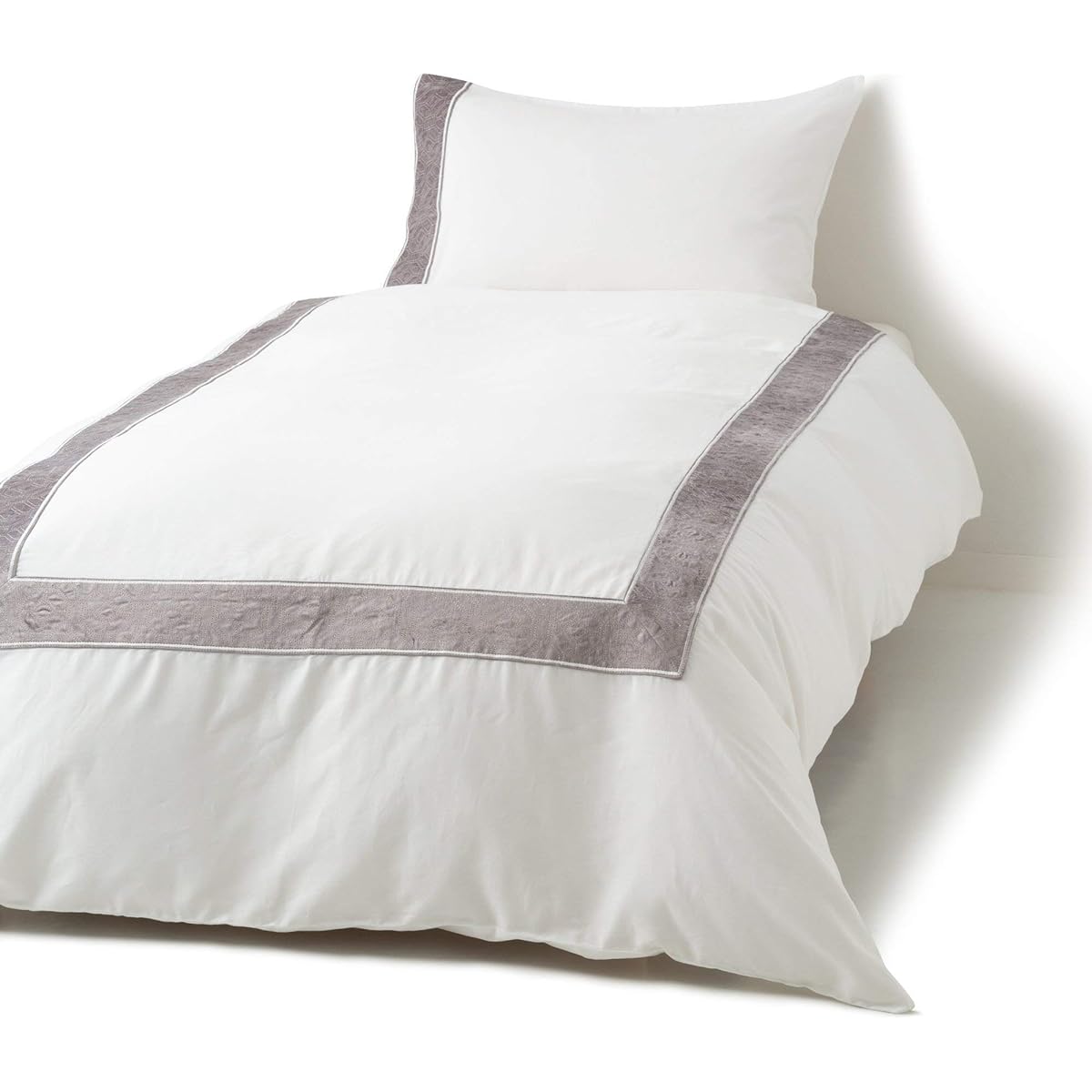 Francfranc Duvet Cover Double Gray x White W190 x D210cm