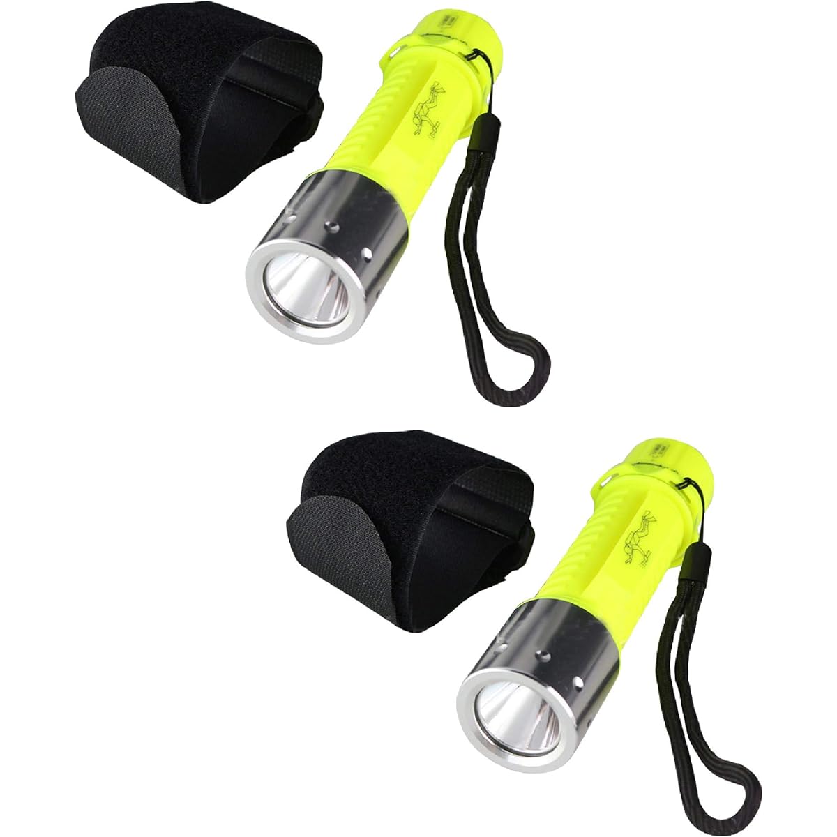 Felimoa Diving Light Diving Equipment Light Waterproof Battery Operated Underwater Light Set of 2