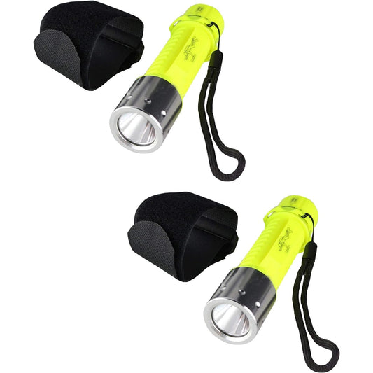 Felimoa Diving Light Diving Equipment Light Waterproof Battery Operated Underwater Light Set of 2