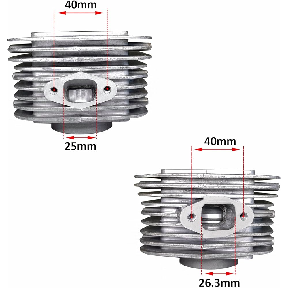 DonSP1986 CDH110-52mm Cylinder Body Iron Sleeve Gasket and Piston Combo