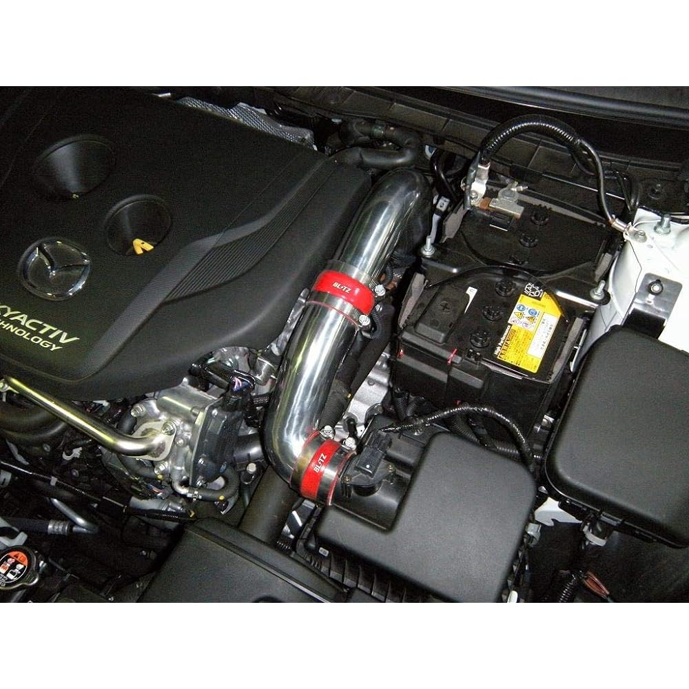 BLITZ SUCTION KIT Red Silicone Hose Mazda CX-3/Demio DK5FW DK5AW DJ5FS DJ5AS 55726