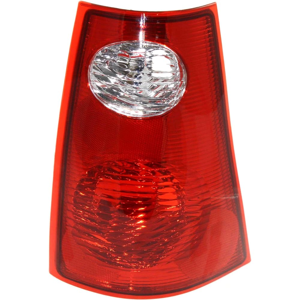 EVAN FISCHER Tail Light Lens and Housing 2001-2005 FORD Explorer Sport Trac Halogenchia & Red Lens compatible passenger seat side and 2 sets of driver's seat side