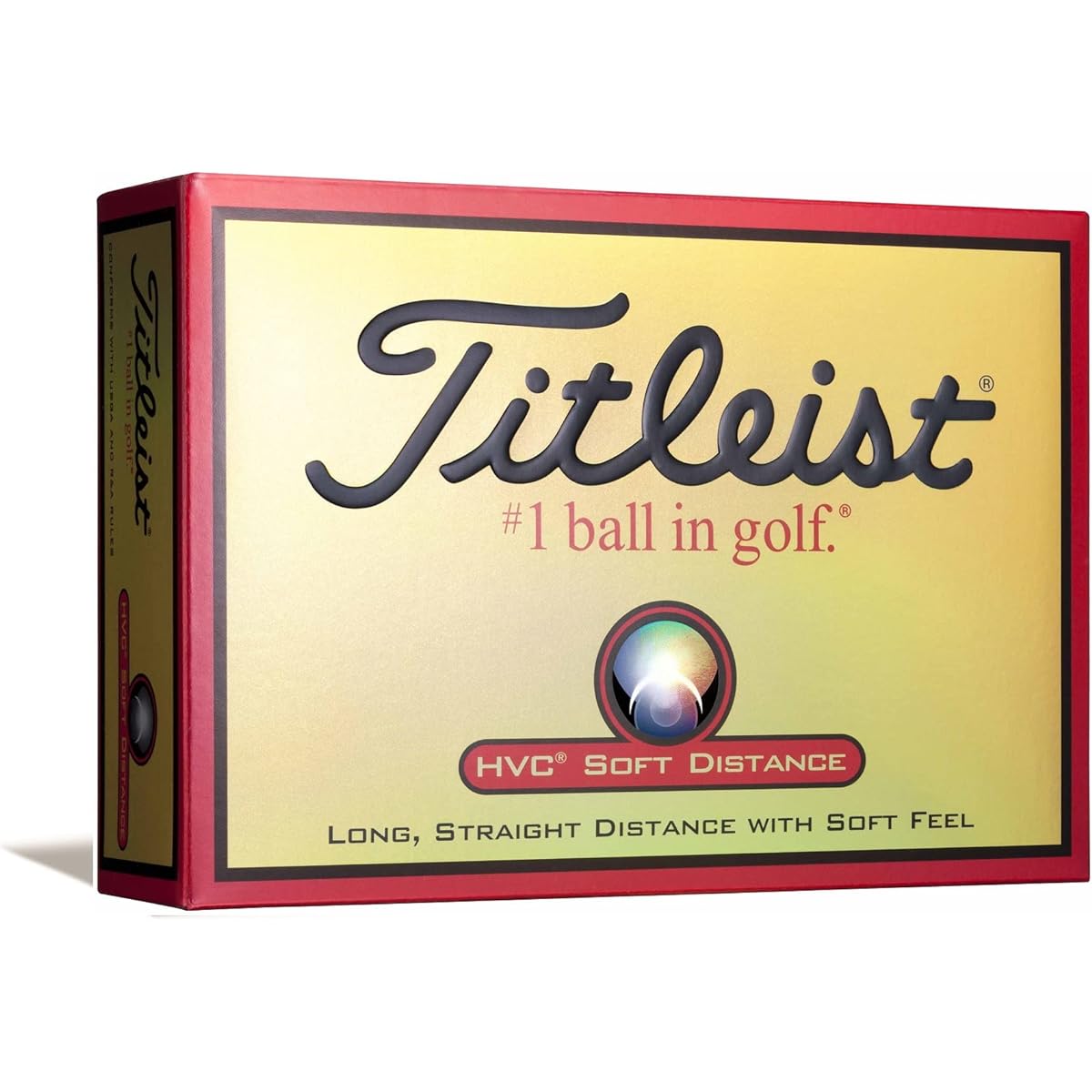 TITLEIST Golf Ball HVC SOFT DISTANCE 2 Pieces 12 Pieces White 1HVSD-J