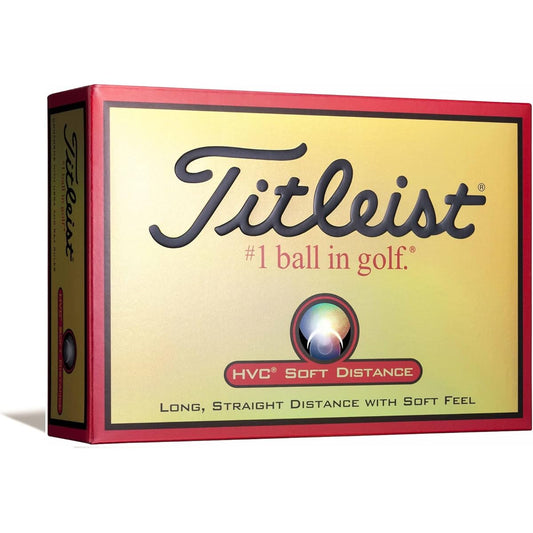 TITLEIST Golf Ball HVC SOFT DISTANCE 2 Pieces 12 Pieces White 1HVSD-J