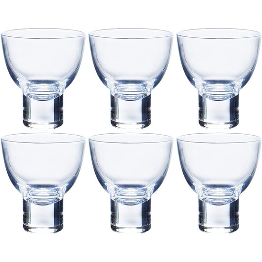 Toyo Sasaki Glass Sake Glass 120ml Made in Japan 10304 Set of 6