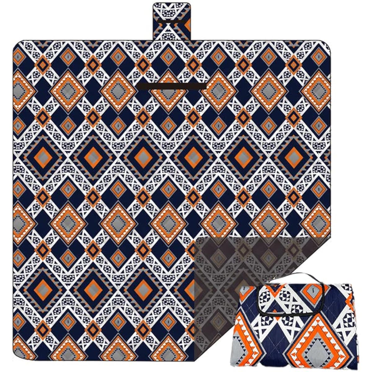 Leisure Mat, Leisure Sheet, 200cm x 200cm, 3-Layered Thick, Compact Mat, Picnic Rug, Native, Stylish, Foldable, Outdoor, Camping, Leisure, Sports Day, Cherry Blossom Viewing [R2-200200 Flower] (200cm x 200cm, Native)