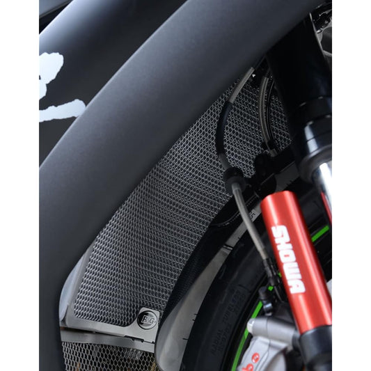 R&G Radiator Guard Aluminum Titanium (Color) ZX-10R(08-16) RG-RAD0200TI