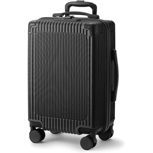 [One of .] Suitcase Carry Case Large Capacity 36L Carry-on Bag Developed by Japanese Company Latest TSA Lock Silent Casters Double Casters Lightweight Shockproof Zipper Type Travel Business Business Trip