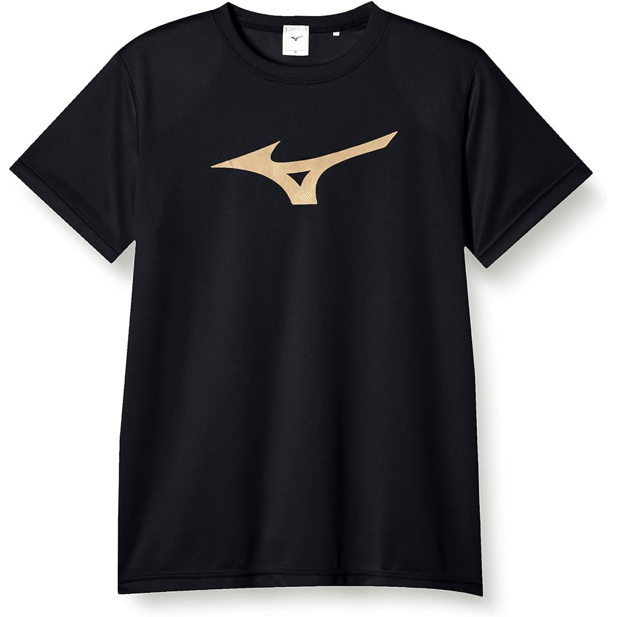 [Mizuno] Training Wear, Short Sleeve T-Shirt, Big Logo, Sweat Absorbent, Quick Drying, Dry, Kids Sizes Available 32JA8155