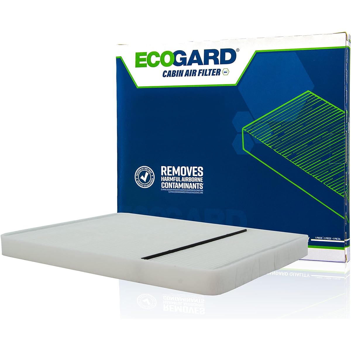 ECOGARD XC35448 Premium Cabin Air Filter Buyic Lse Siver 2000-2005, Lucern 2006-2011 | Cadillac Devil 2000-2005, DTS 2006-2011 | All's Moville Aurora 2001-2003 | Pontiac Bombil 2000-2005