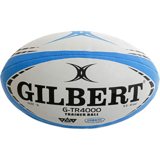 Gilbert G-TR4000 Gilbert Rugby Ball Practice No. 4 Light Blue x White [Parallel Import]