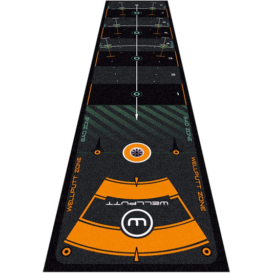 WELLPUTT Well Putt Mat 2M 3M 4M Golf Putter Mat Well Putt Zone Putter Practice Made in France Official Japanese Distribution Product