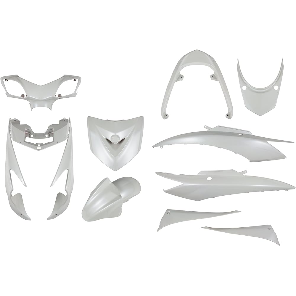 Bike Parts Center Cygnus X 3 type genuine type exterior set 10 piece set white white exterior cowl painted Yamaha Cygnus X SE44J 3 type 312202