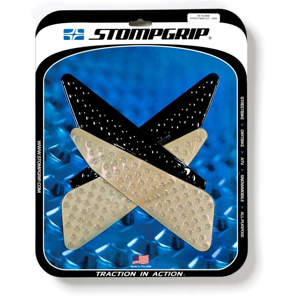 STOMPGRIP Traction Pad Tank Kit Hybrid VOLCANO FZ07/MT07 15-17 55-10-0098H