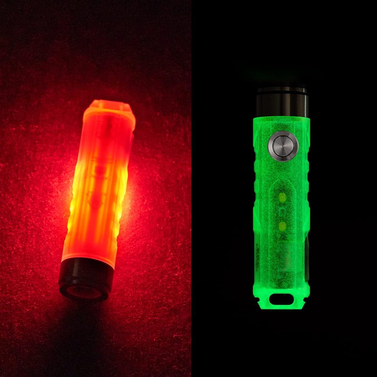 RovyVon A5 G4 USB C Flashlight with Red Sidelight Luminous Body 650 Lumens Outdoor Mini EDC Rechargeable High Brightness Multi-Function Flashlight Holiday Gift Idea