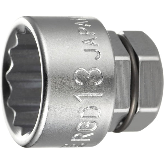 TONE socket (for 12-sided box wrench) HPRGD-13 Width across flats 13mm