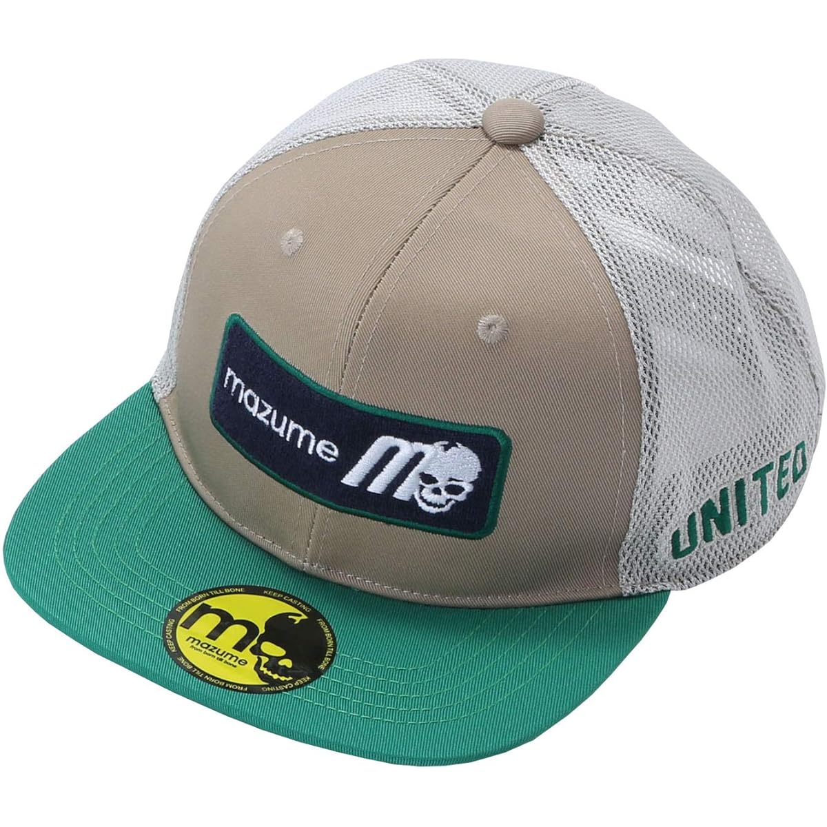 mazume FLAT CAP mesh m skull BOX logo MZCP-539