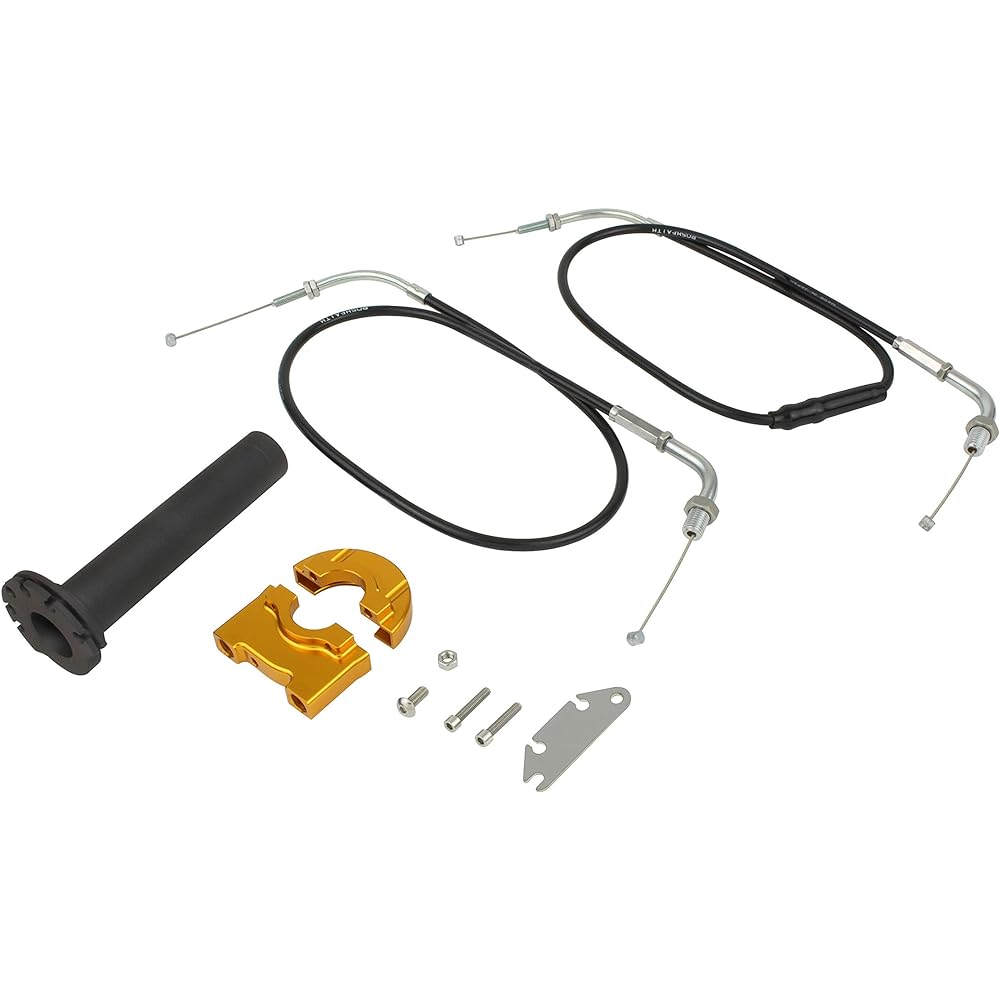 POSH YZF-R25 06678-G1 Motorcycle Accessories Compact High Throttle Kit, Gold