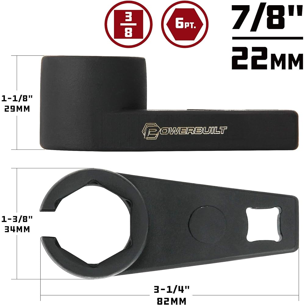 PowerBuild 647094 7/8 inch extended oxygen sensor wrench
