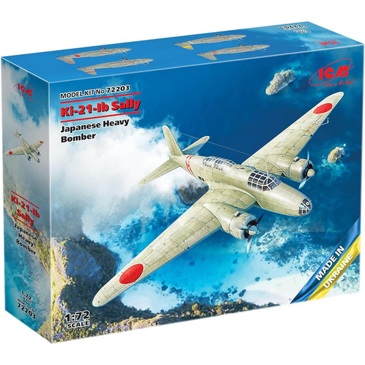 ICM ICM 1/72 Japanese Army Ki-21-Ib Type 97 Heavy Bomber Plastic Model 72203 Molding Color