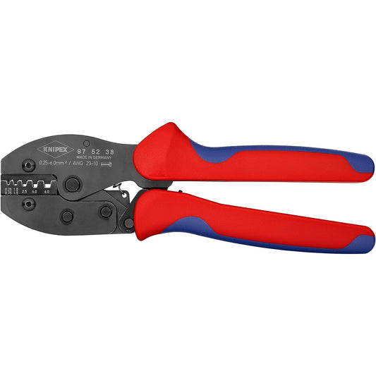 KNIPEX End sleeve crimping pliers total length 220mm 9752-38SB