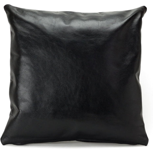 Ebina bag 491BLACK [leather-cushion-cover] Genuine leather cushion cover (black) Stay at home Telework