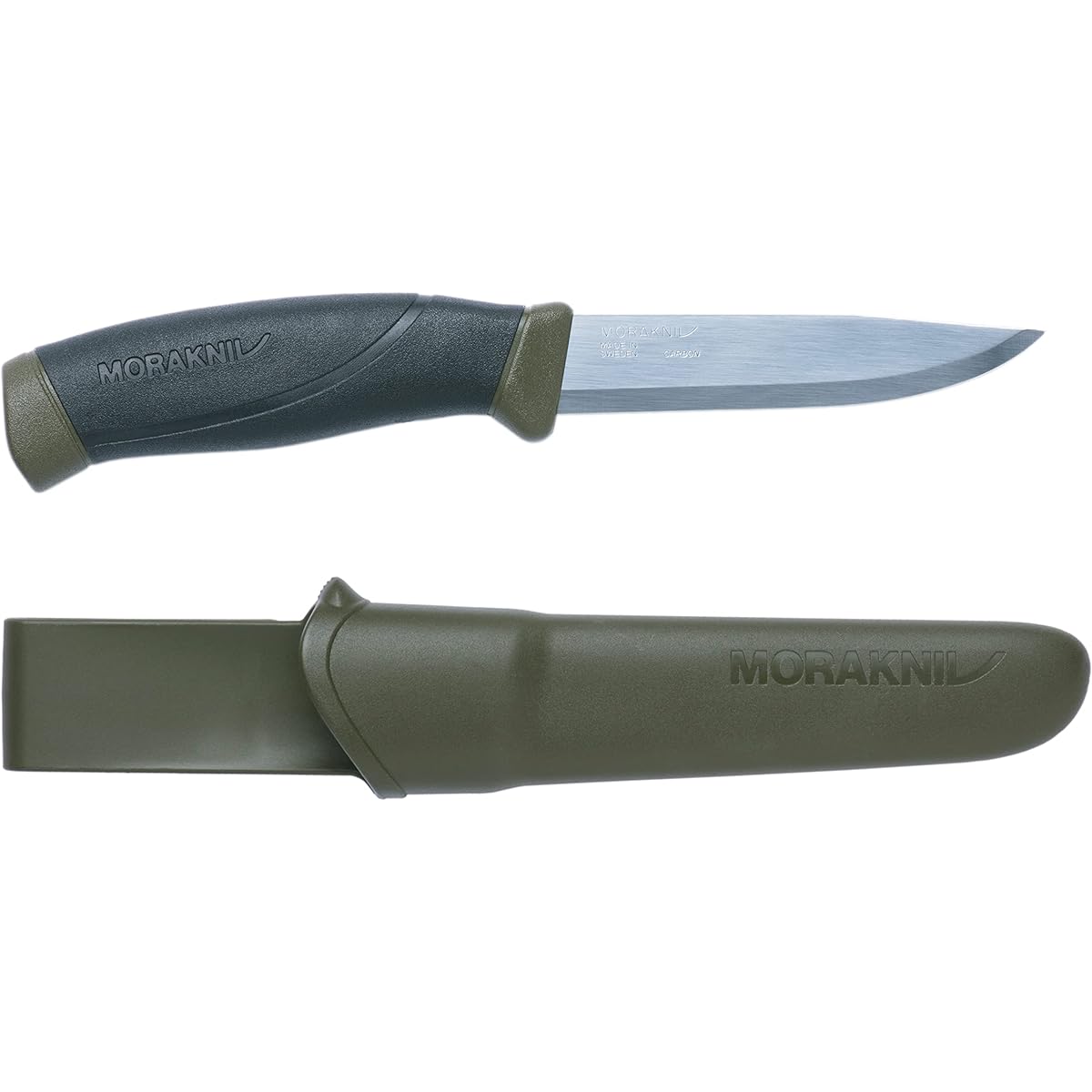 Morakniv Companion Carbon Blade Thickness 2.0mm Camping Knife Outdoor Knife MG (Carbon)