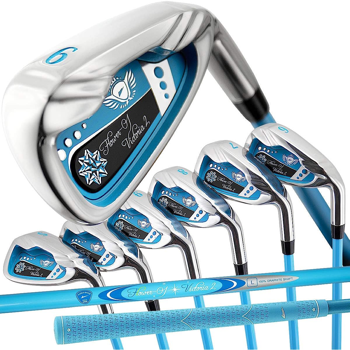 WORLD EAGLE FL-01V2 B/Berry Iron 6 Pieces Ladies
