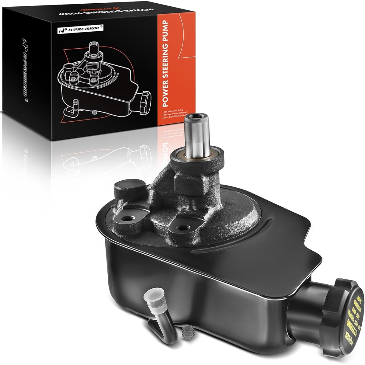 A-PREMIUM Power Steering Pump with Reservoir Chevrolet S10 Blazer GMC Jimmy Sonoma Home Brey Bravada Compatible