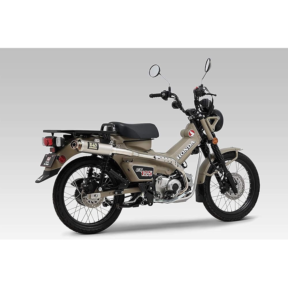 YOSHIMURA Full Exhaust CT125(20) GP-MAGNUM Cyclone TYPE-UP Government Certification Mechanical Bench EXPORT SPEC Titanium Blue Cover YOSHIMURA 110A-43F-5U80B