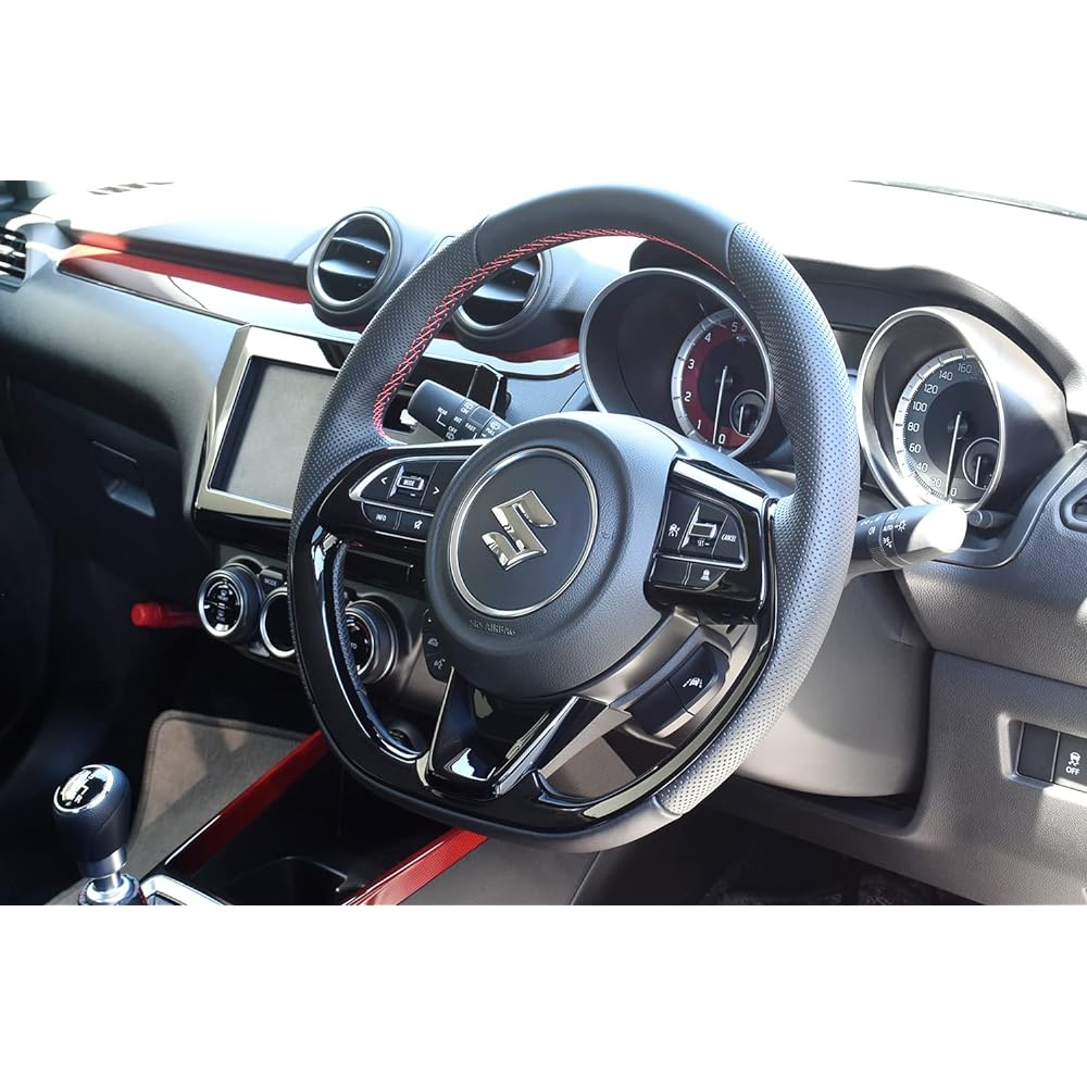 SecondStage Suzuki Swift Sport ZC33S Swift Steering Panel Piano Black S034BLK