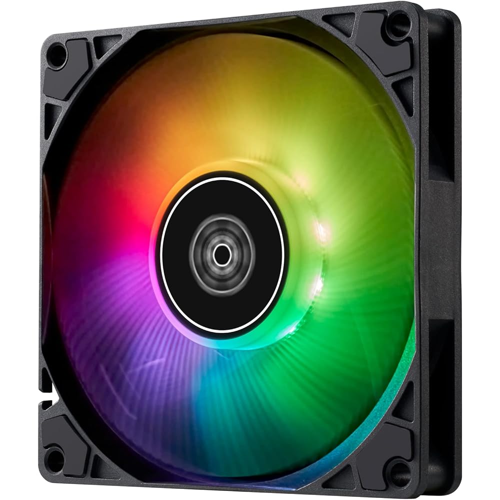 Silver Stone PWM function + ARGB lighting function High performance 92mm slim fan SST-AS90B-ARGB