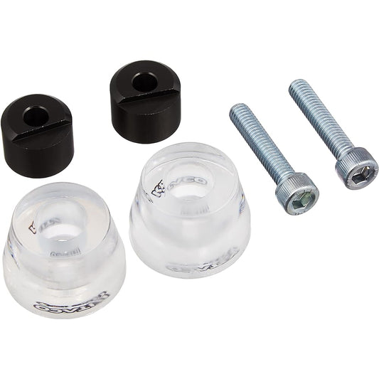 KITACO Clear Bar End Cap (White) Super Cub 50 (AA09)/Super Cub 110 (JA44) 506-1153080