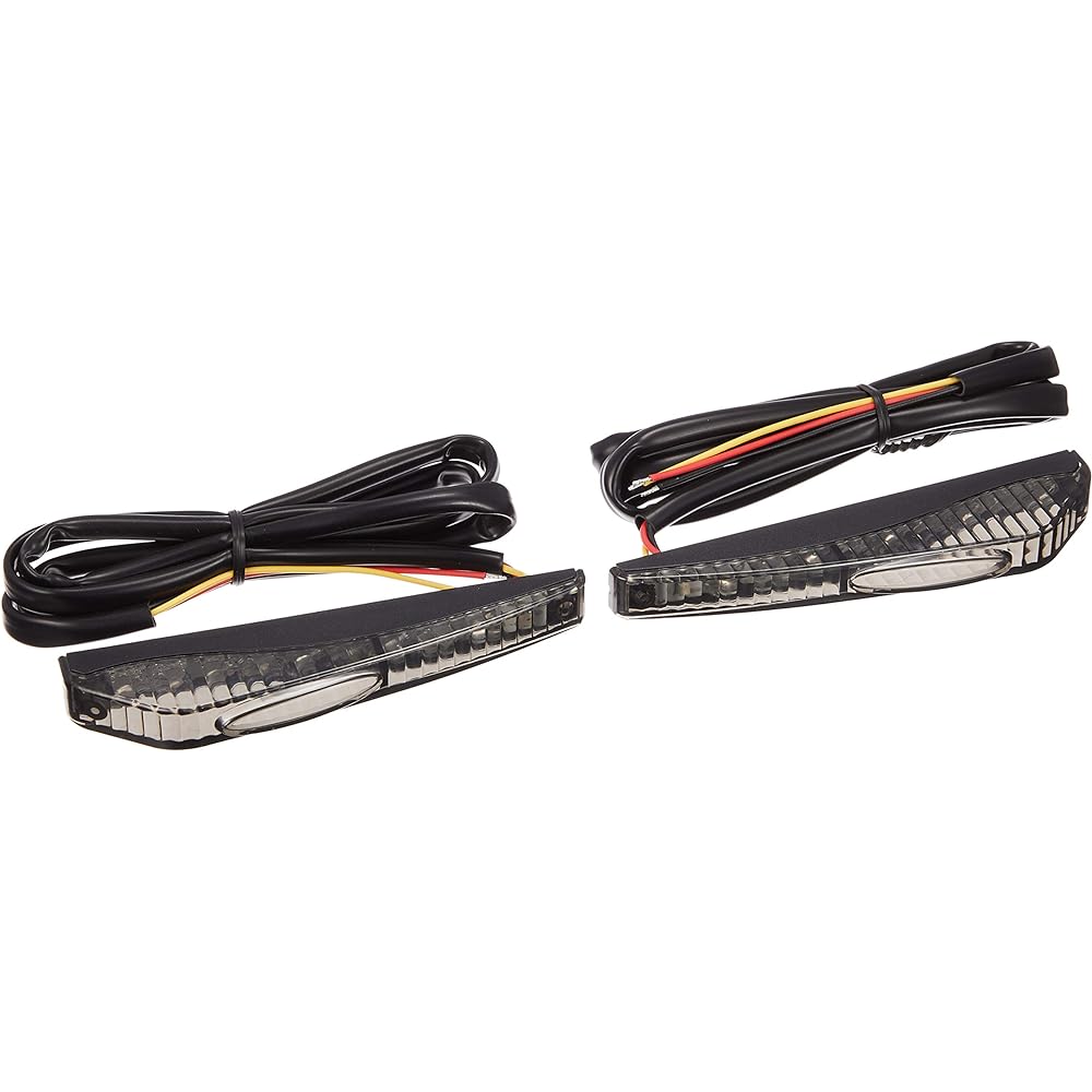 ai-NET LED Turn Signal with Position Smoke [61029] Left and Right Set 6 Month Warranty [Aebs] LED Turn Signal for License Holder Repair 61029