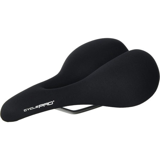 CYCLE PRO LYCRA Cover Comfort GEL Saddle [CP-SD6321GL] Black 541g