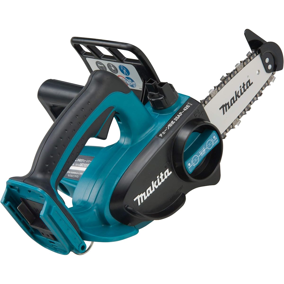 Makita rechargeable chainsaw guide bar 115mm blue 14.4V battery charger sold separately UC121DZ