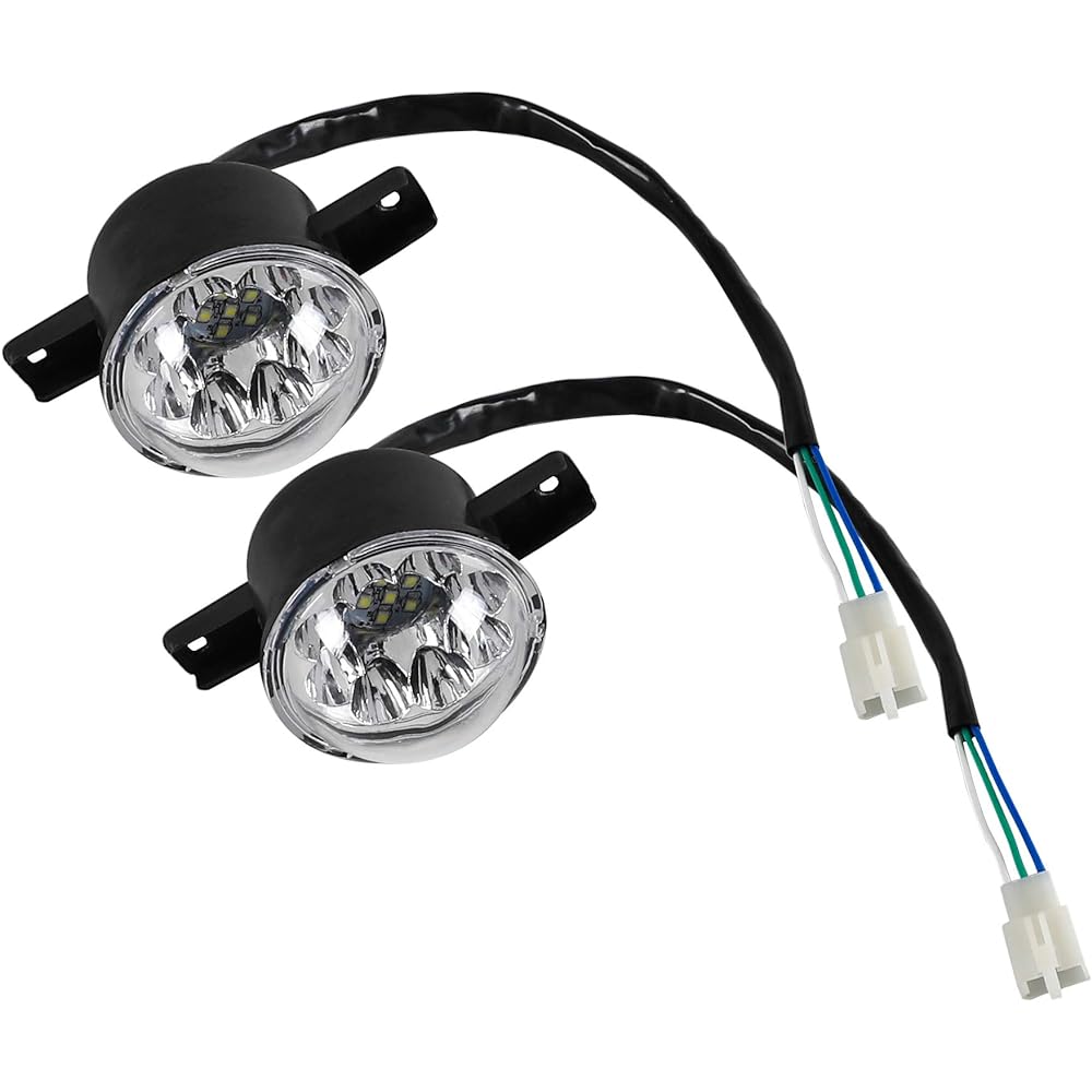 WPHMOTO 2 X LED Headlight ATV QUAD 110cc 125cc 150cc Coolster Peace Utility