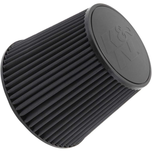 K & N Universal Clamp-on Air filter: High performance, premium, replacement engine filter: Flange diameter: 6 inches, filter height: 7.5 inches, flange length: 1.125 inch, shape: Round tapard, RU-5177HBK