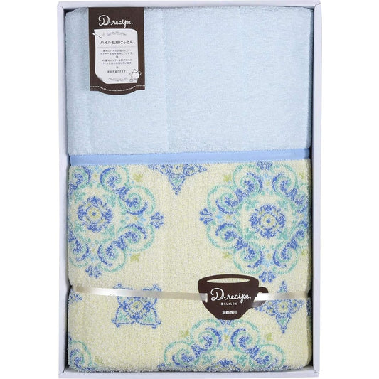 nishikawa [Nishikawa] Comforter Blue 140 x 190cm Pile Gift Fluffy 07G7705FS
