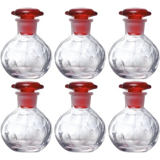 Adelia Seasoning Container Red 80ml Soy Sauce Jug Small Set of 6 Made in Japan NT-7001R