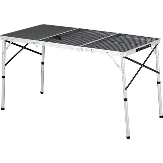 Takeda Corporation/Leisure Table/[Mesh Top Table 120 x 60] Black (MT17-12060) Multi TD91852