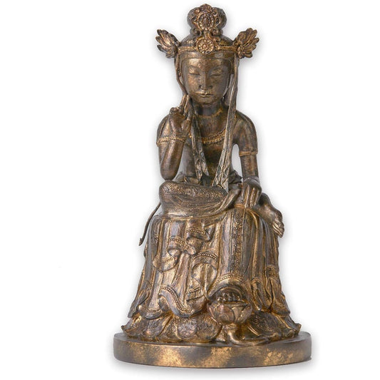 ISM TanaCOCORO [Palm] Gold Bronze Miroku Buddha Statue Figure ISM MORITA (Kondo Miroku) tc3532