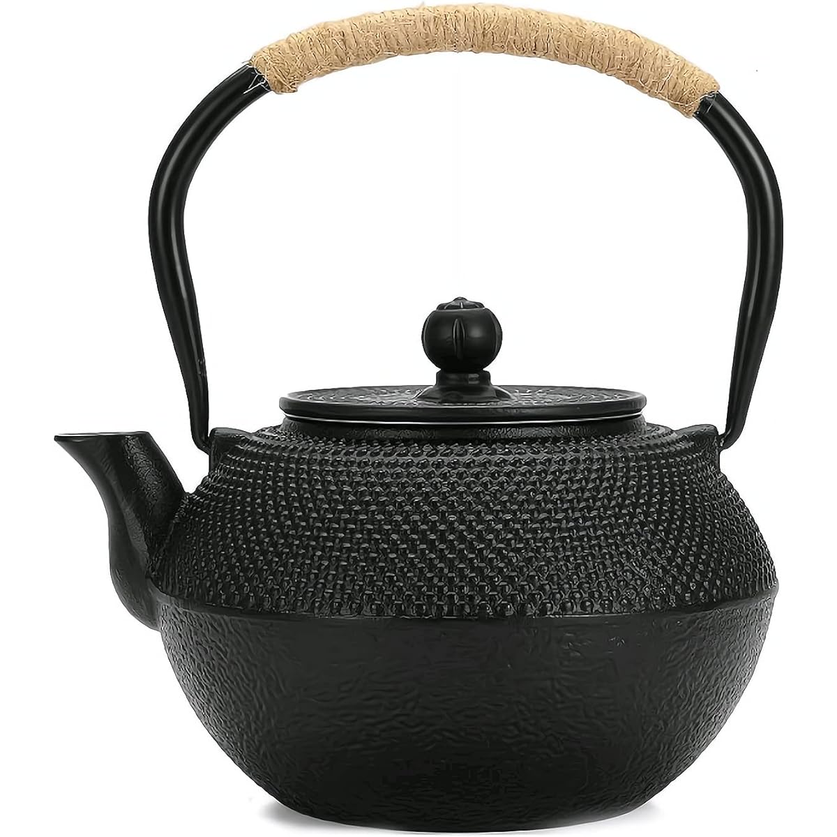 Ironware, Iron Kettle, Arale, Iron Replenishment, Iron Kettle and Teapot, Iron Bottle, Direct Fireable, IH Cooker Compatible, Comes with Tea Strainer, Stylish, Teapot, Traditional Craft 1.2L
