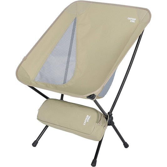 CAPTAIN STAG Outdoor Chair The Light Chair Lightweight Compact Storage Bag Included Trekker UC-1833/UC-1835