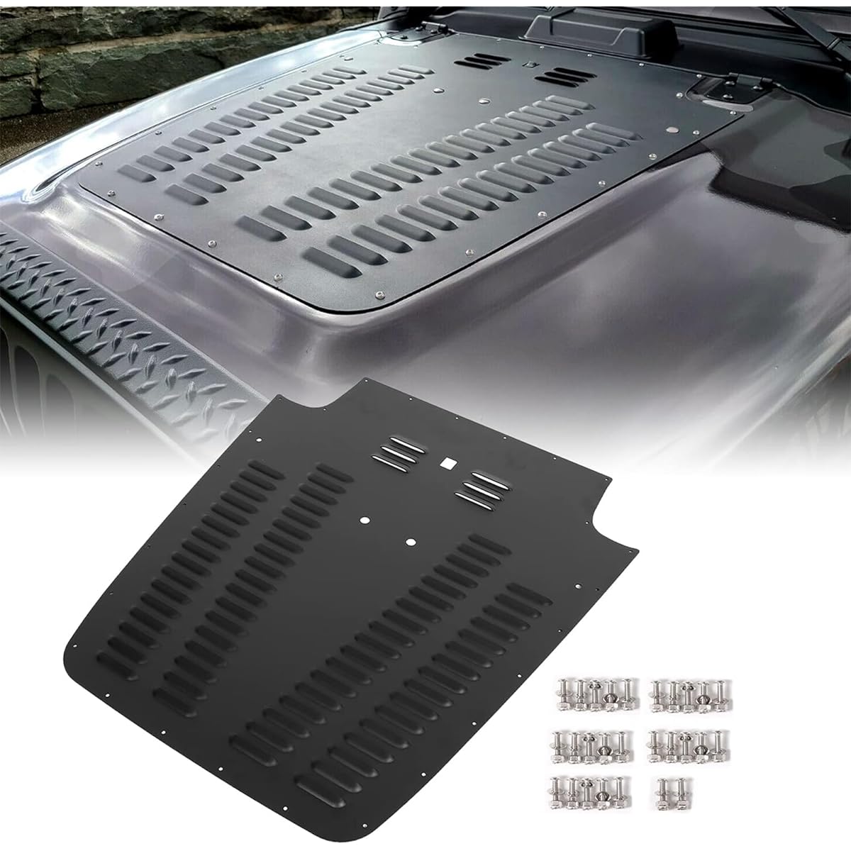 ECOTRIC Aluminum Alloy Ventilation Food Rouber Kit JEEP WRANGLER TJ/LJ 2003-2006 compatible