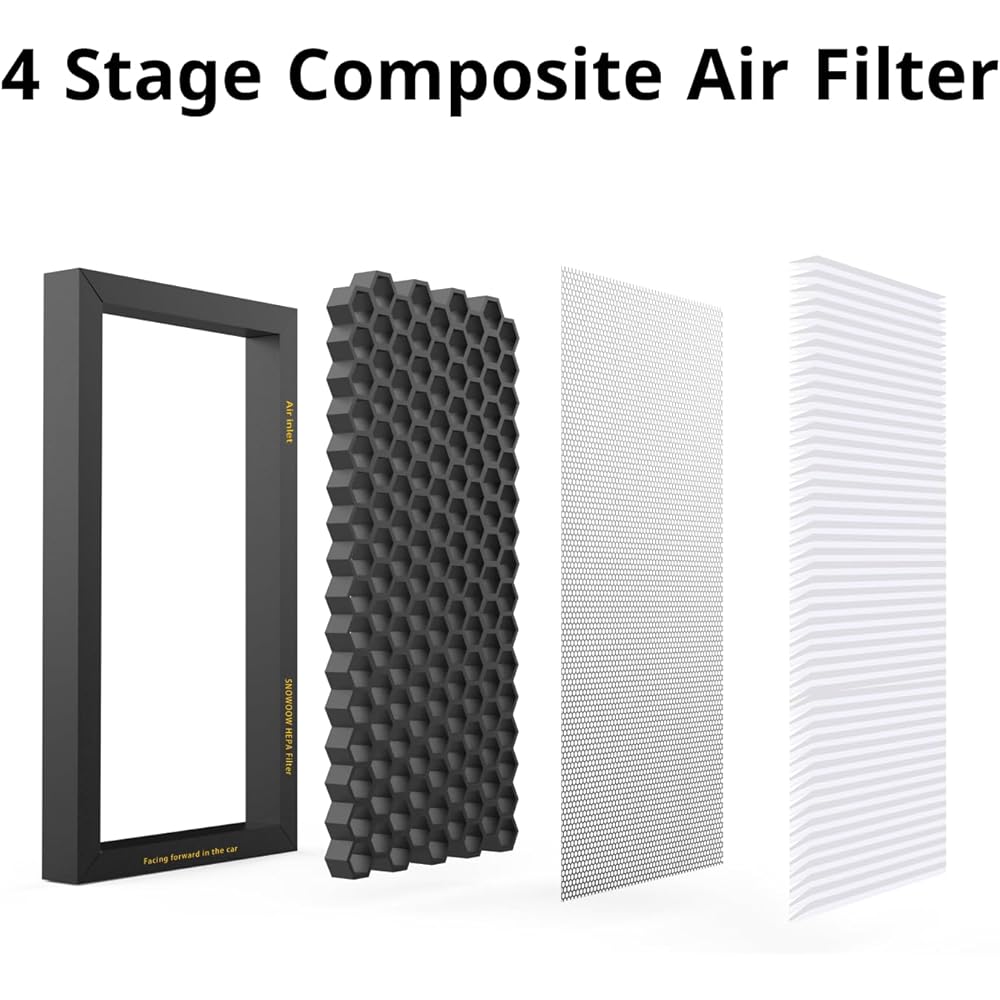 Tesla Model 3 Model Y air filter HEPA 2 pack activated carbon TESLA cabin air filter replacement (2016-2024)