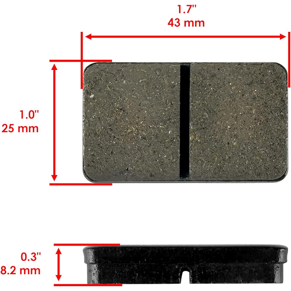 Caltric mechanical brake pad ARCTIC CAT 1402-602 0402-210 0402-814 0402-958