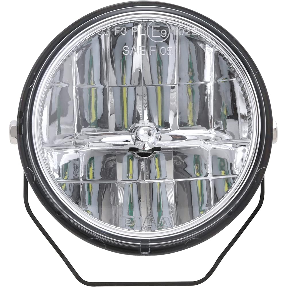 PIAA Retrofitted Lamp LED 6000K [LP530 Series POWERSPORT] 12V/9.4W New Waterproof Switch with Illumination Fog 70° Earthquake Resistant 10G ECE/SAE Compatible Pack of 2 DK537BEGA White